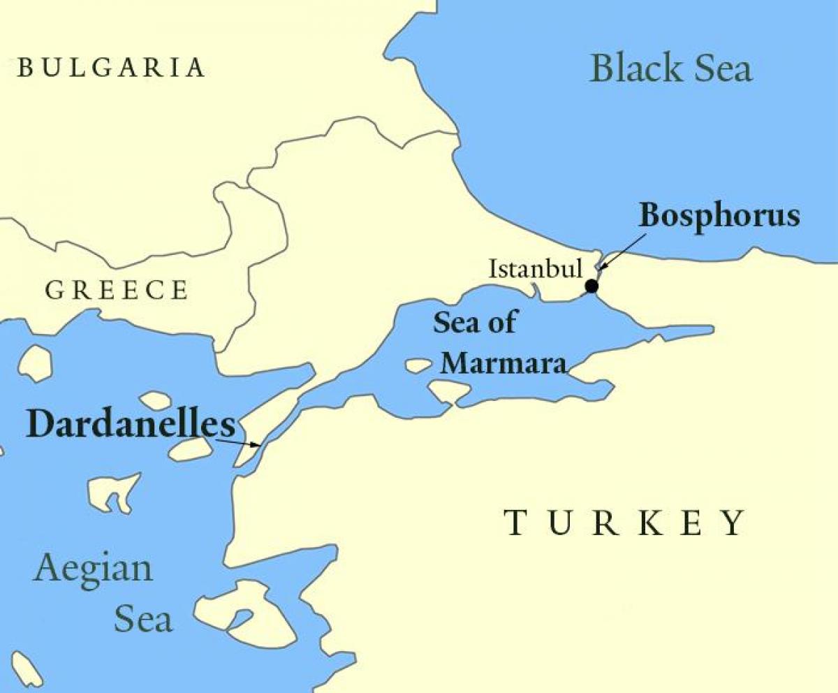 bosphorus istanbul kaart