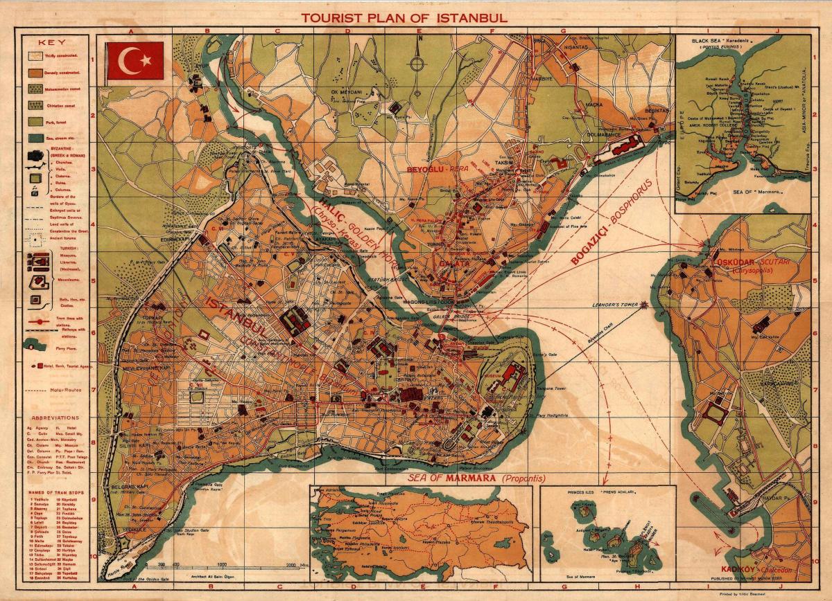 istanbul old kaart