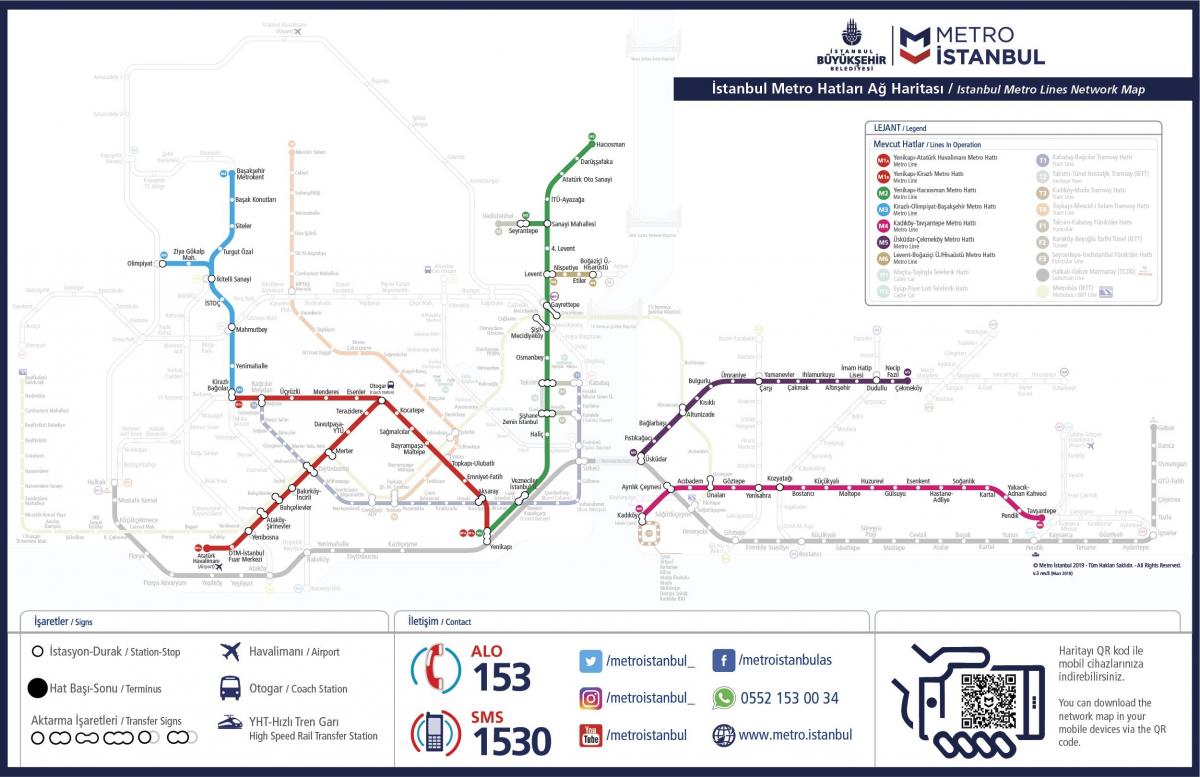 metrobus istanbul kaart