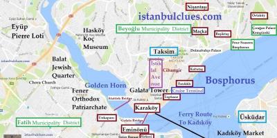 Istanbul balat kaart