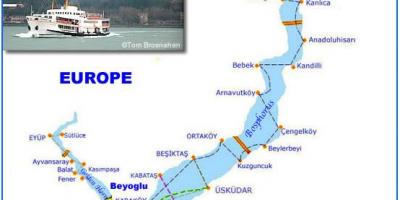 Bosporus ferry kaart