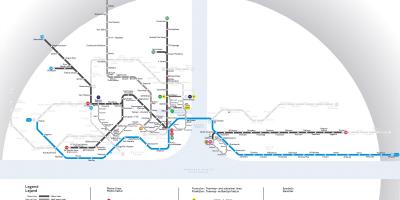 Marmaray metro kaart
